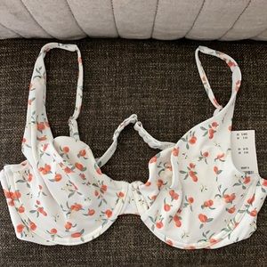 Brand New Abercrombie peach Bikini Top